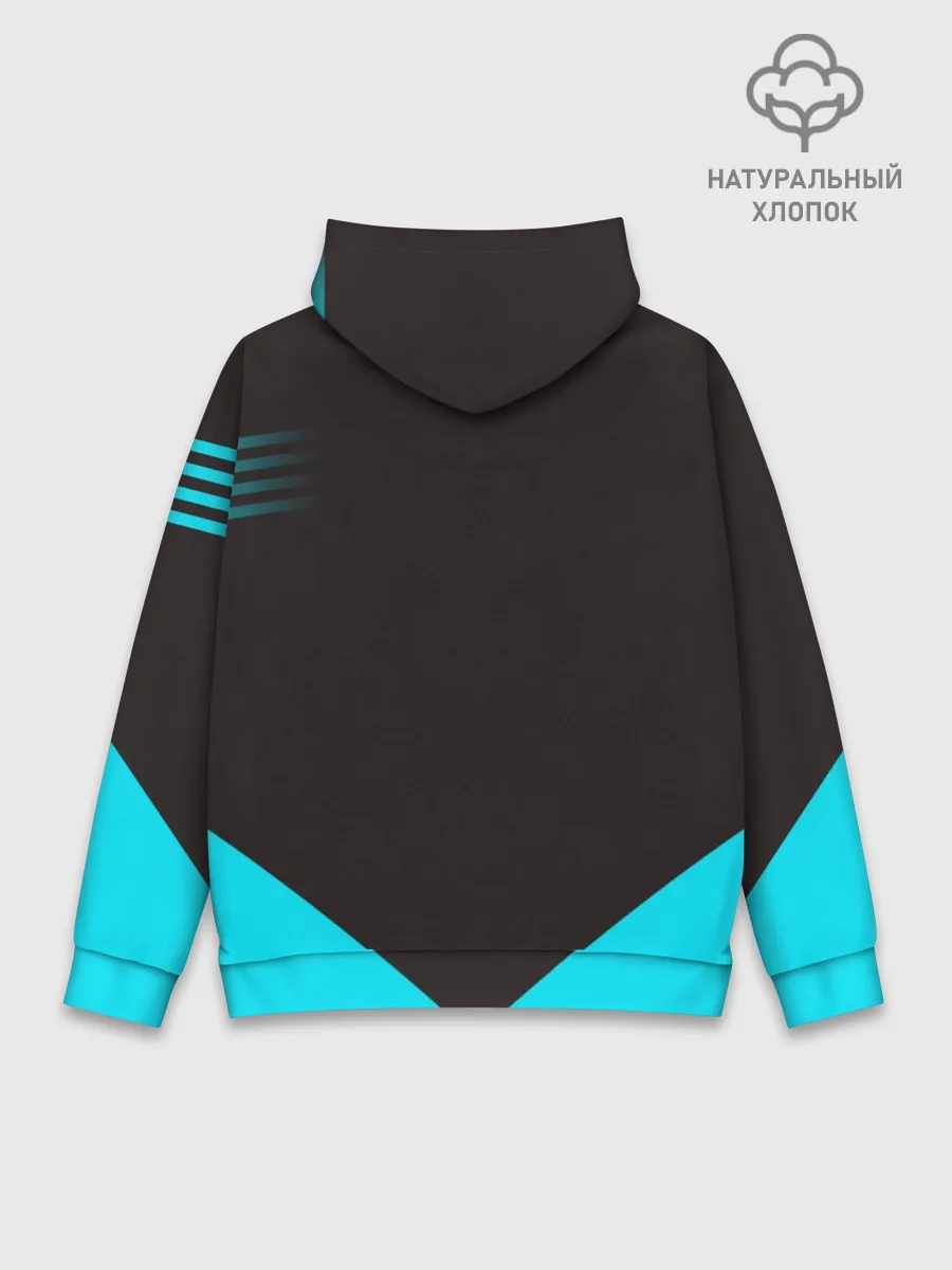 Худи мужской база хлопок / volleyball