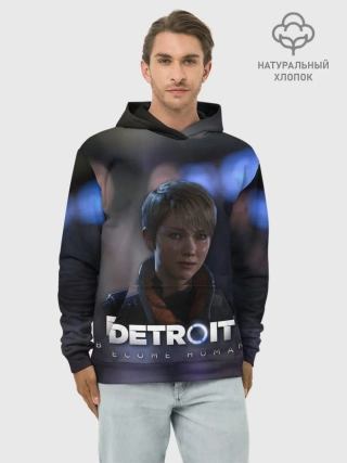 Худи мужской база хлопок / Detroit: Become Human - Kara