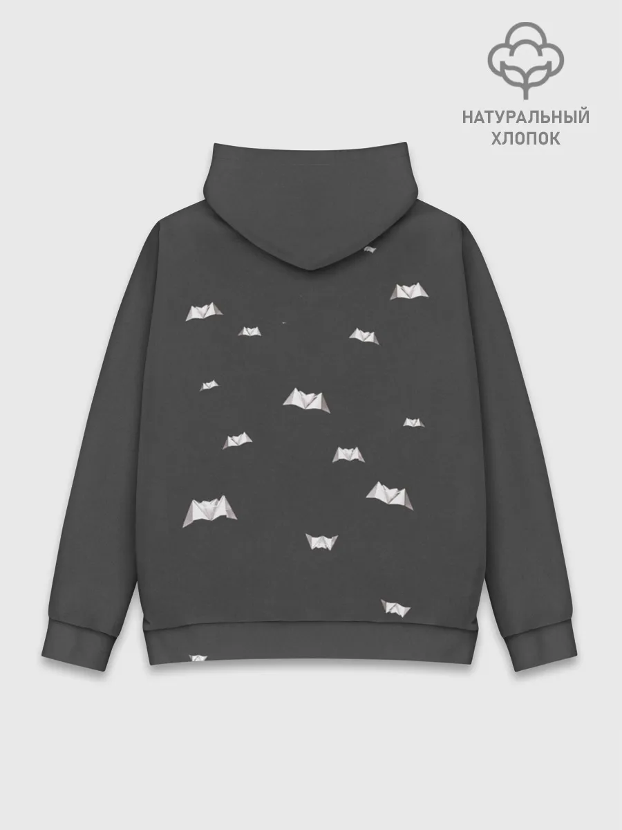 Худи мужской база хлопок / Лизер