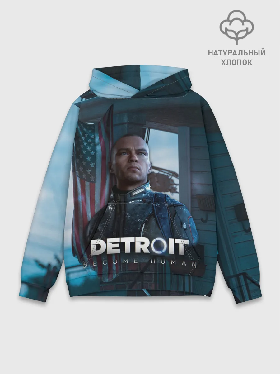 Худи мужской база хлопок / Detroit: Become Human - Markus