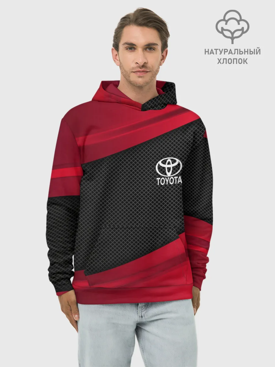 Худи мужской база хлопок / TOYOTA SPORT