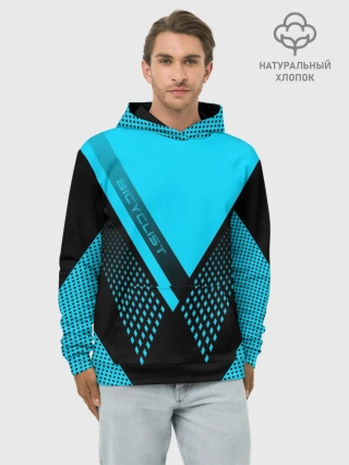 Худи мужской база хлопок / Bicyclist