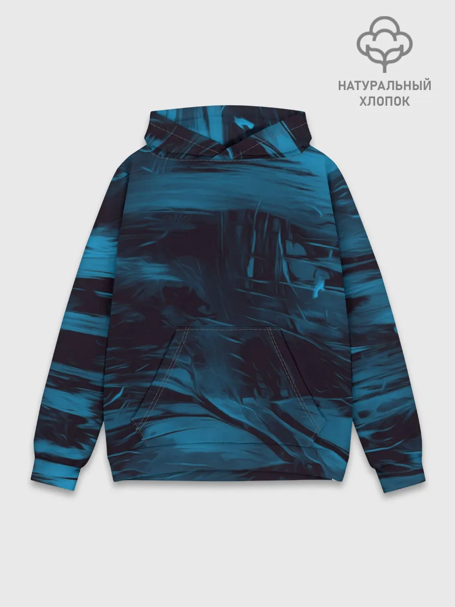 Худи мужской база хлопок / Холодные краски