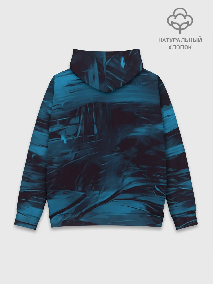 Худи мужской база хлопок / Холодные краски
