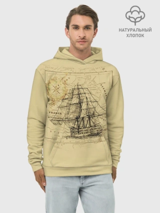 Худи мужской база хлопок / Старая карта