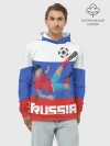Худи мужской база хлопок / Футбол Россия