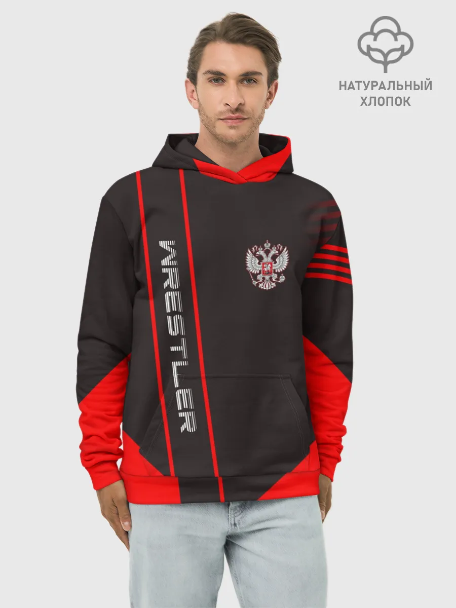 Худи мужской база хлопок / Wrestler