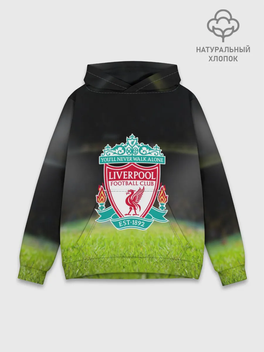 Худи мужской база хлопок / LIVERPOOL