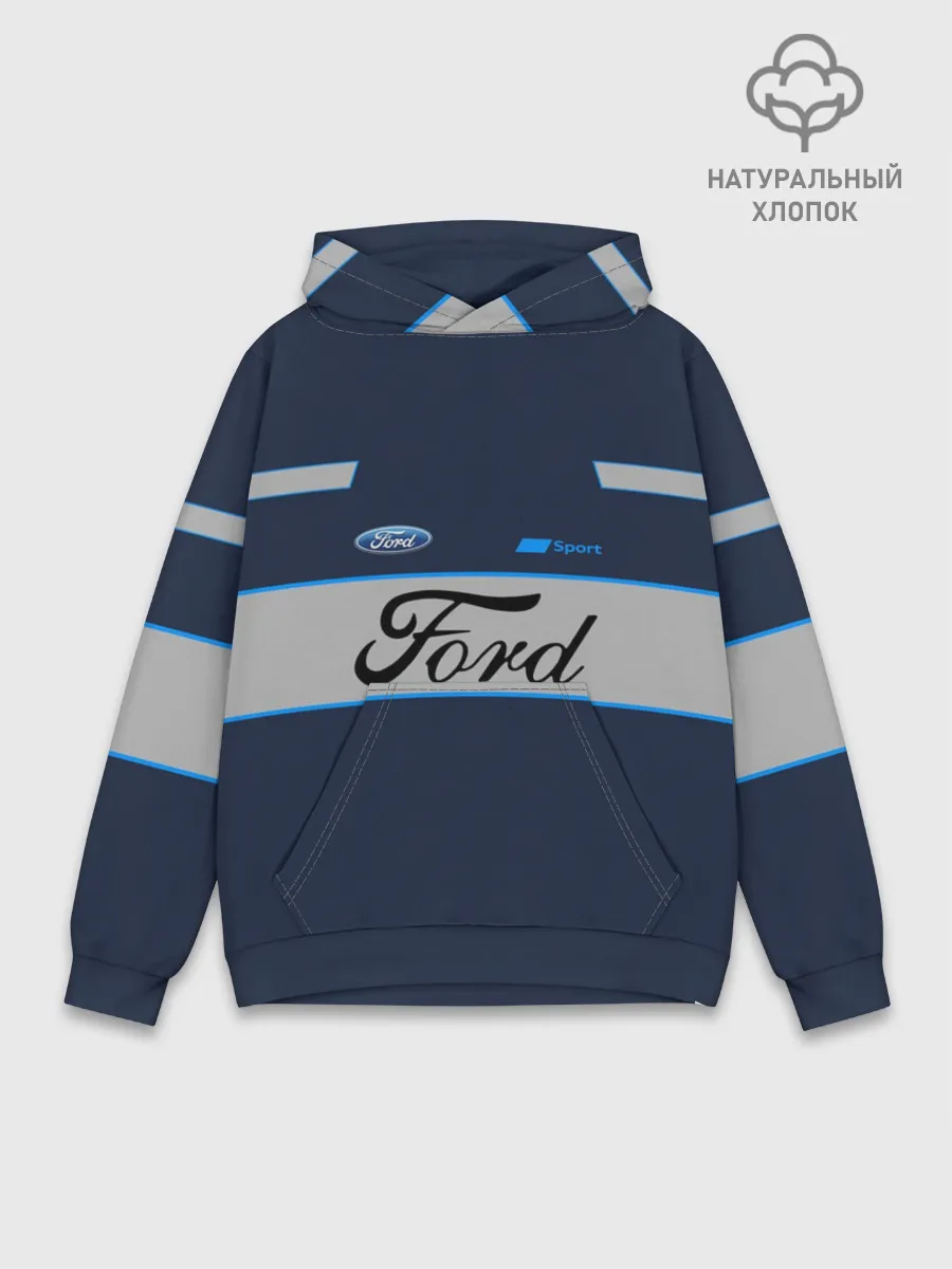 Худи мужской база хлопок / Ford