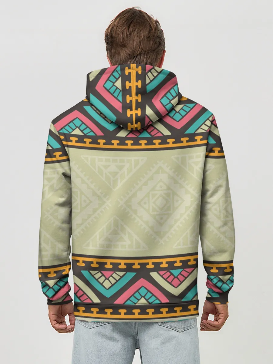 Худи мужской база хлопок / Кот 3