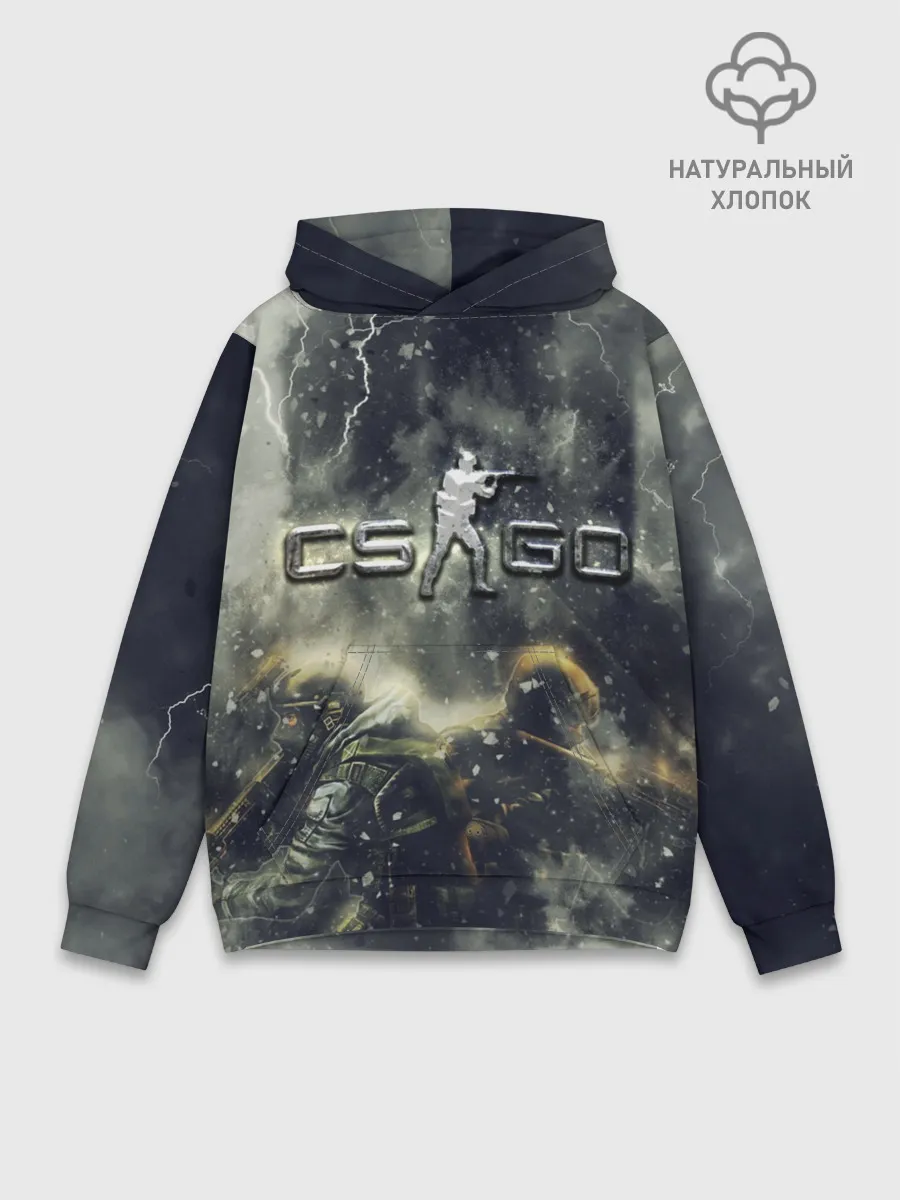 Худи мужской база хлопок / CS GO