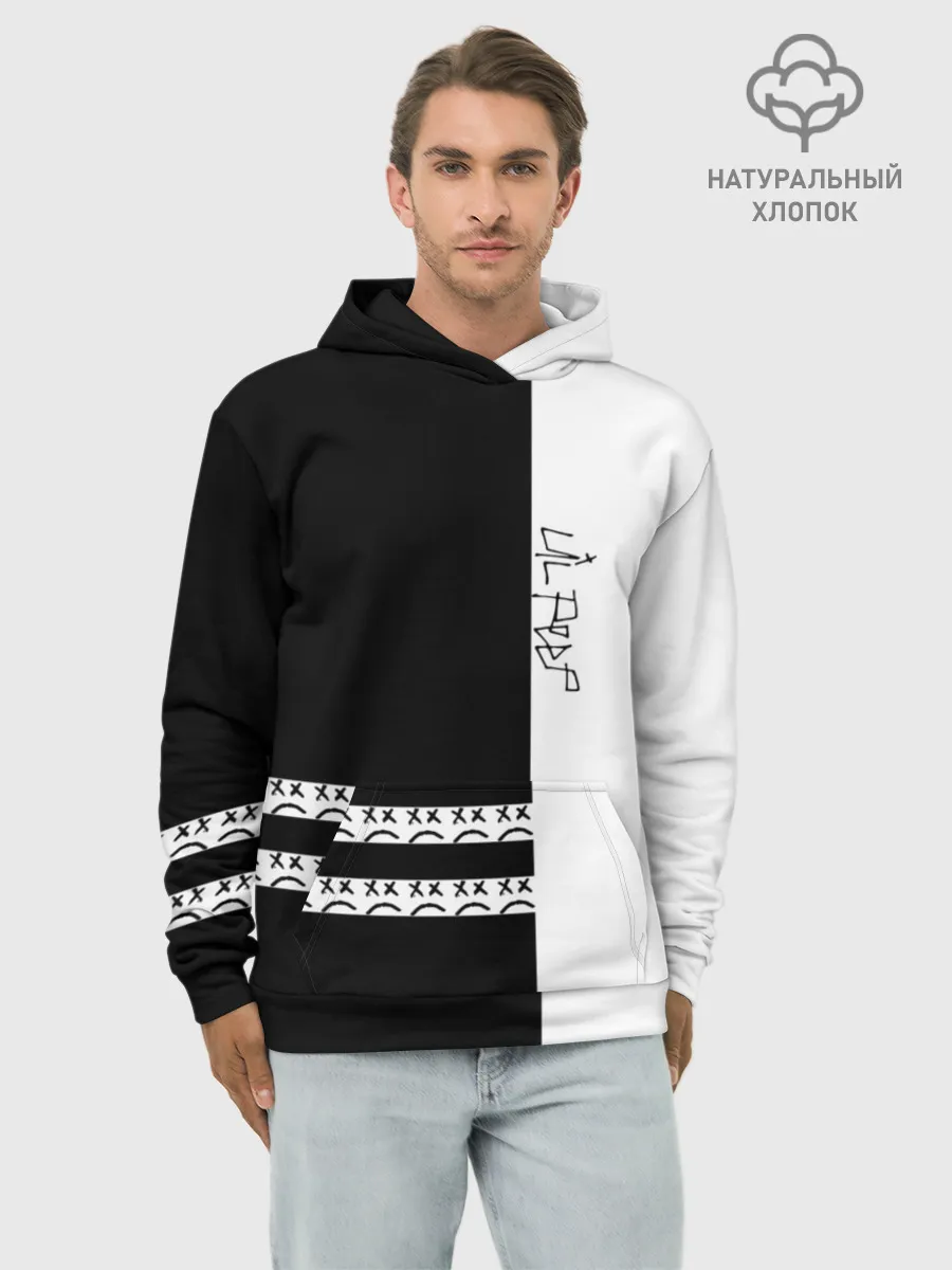 Худи мужской база хлопок / Lil Peep