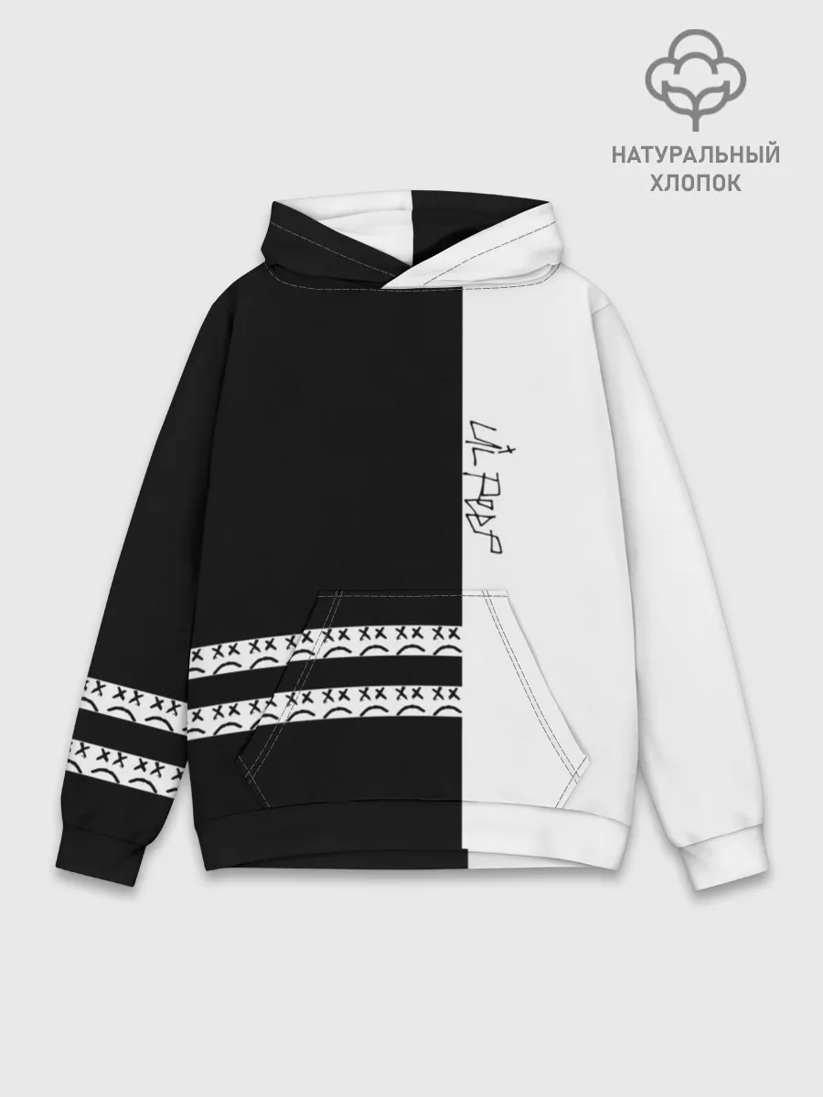 Худи мужской база хлопок / Lil Peep