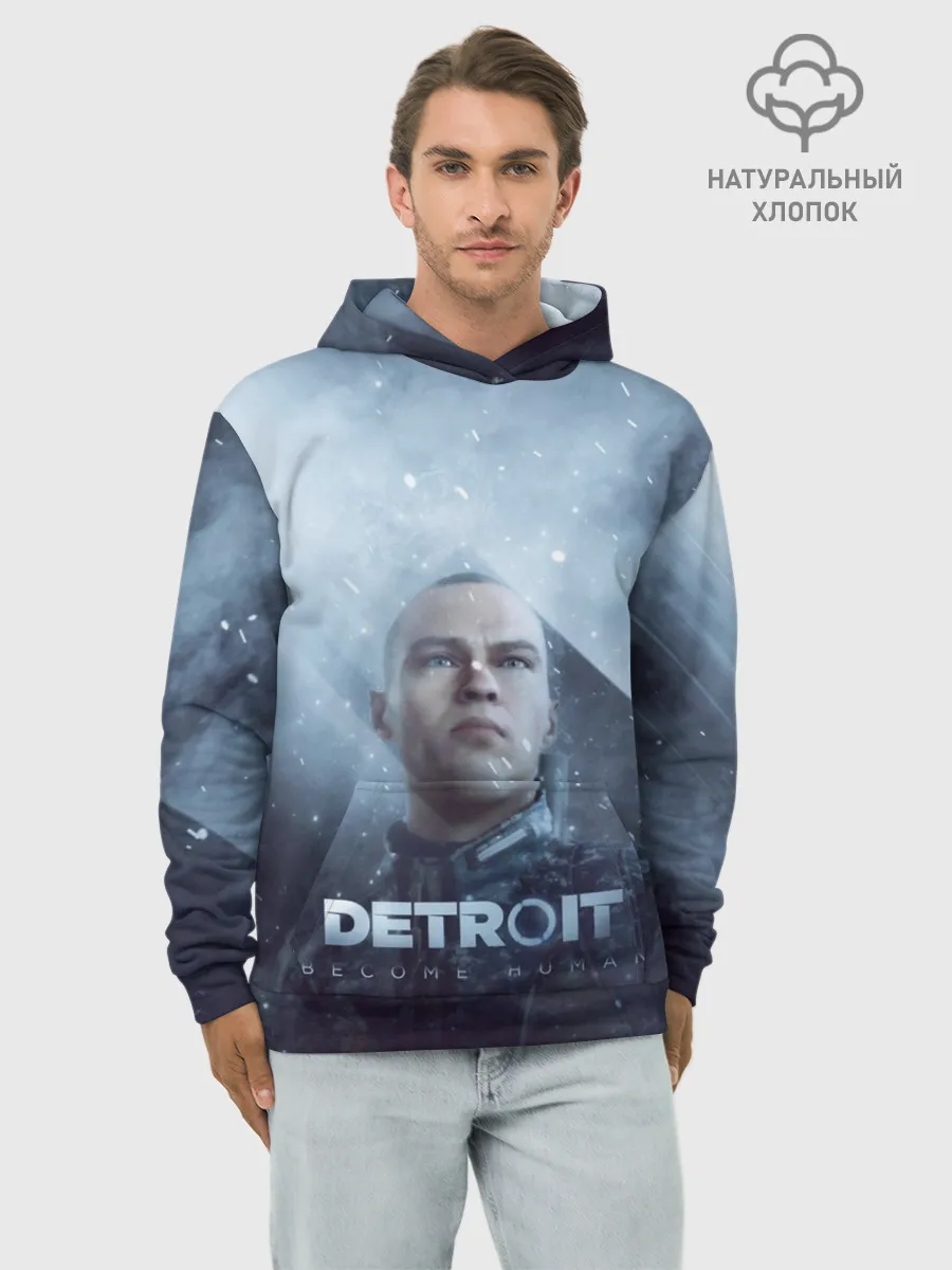 Худи мужской база хлопок / Detroit become human