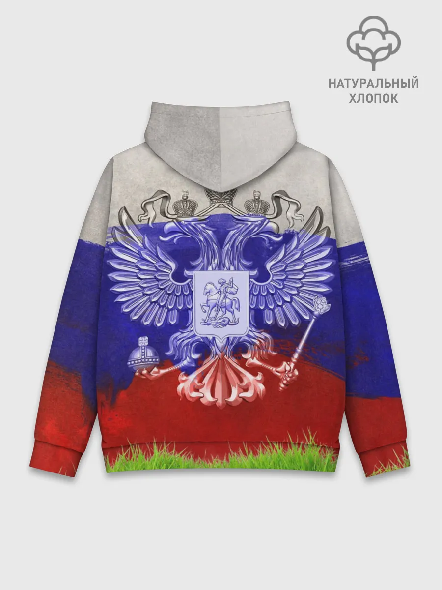 Худи мужской база хлопок / Сборная России