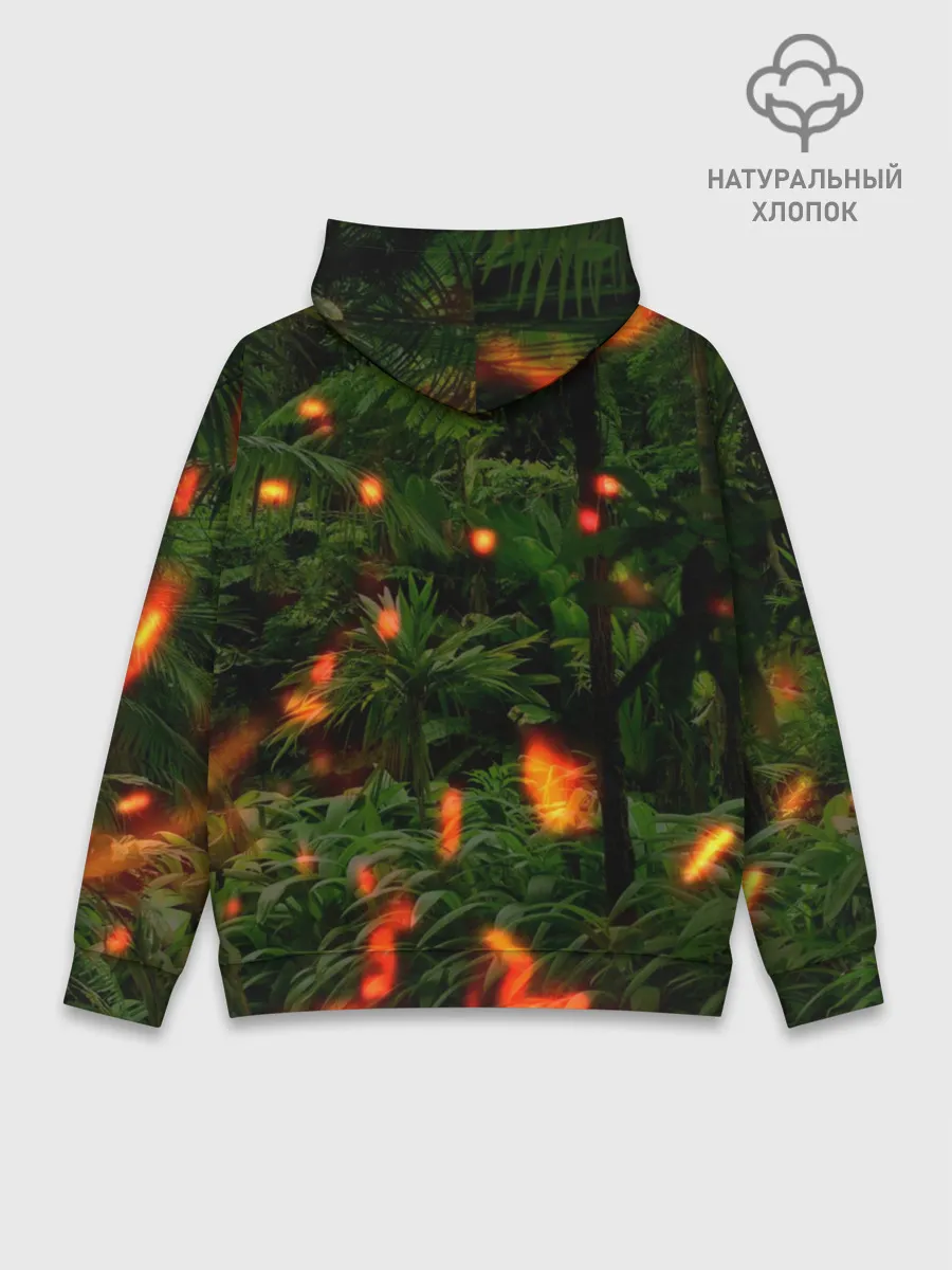 Худи мужской база хлопок / мир юрского периода