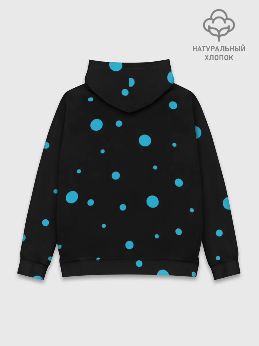 Худи мужской база хлопок / Пушистая лиса