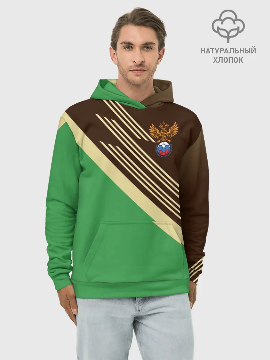 Худи мужской база хлопок / КОМАНДА РОССИИ.