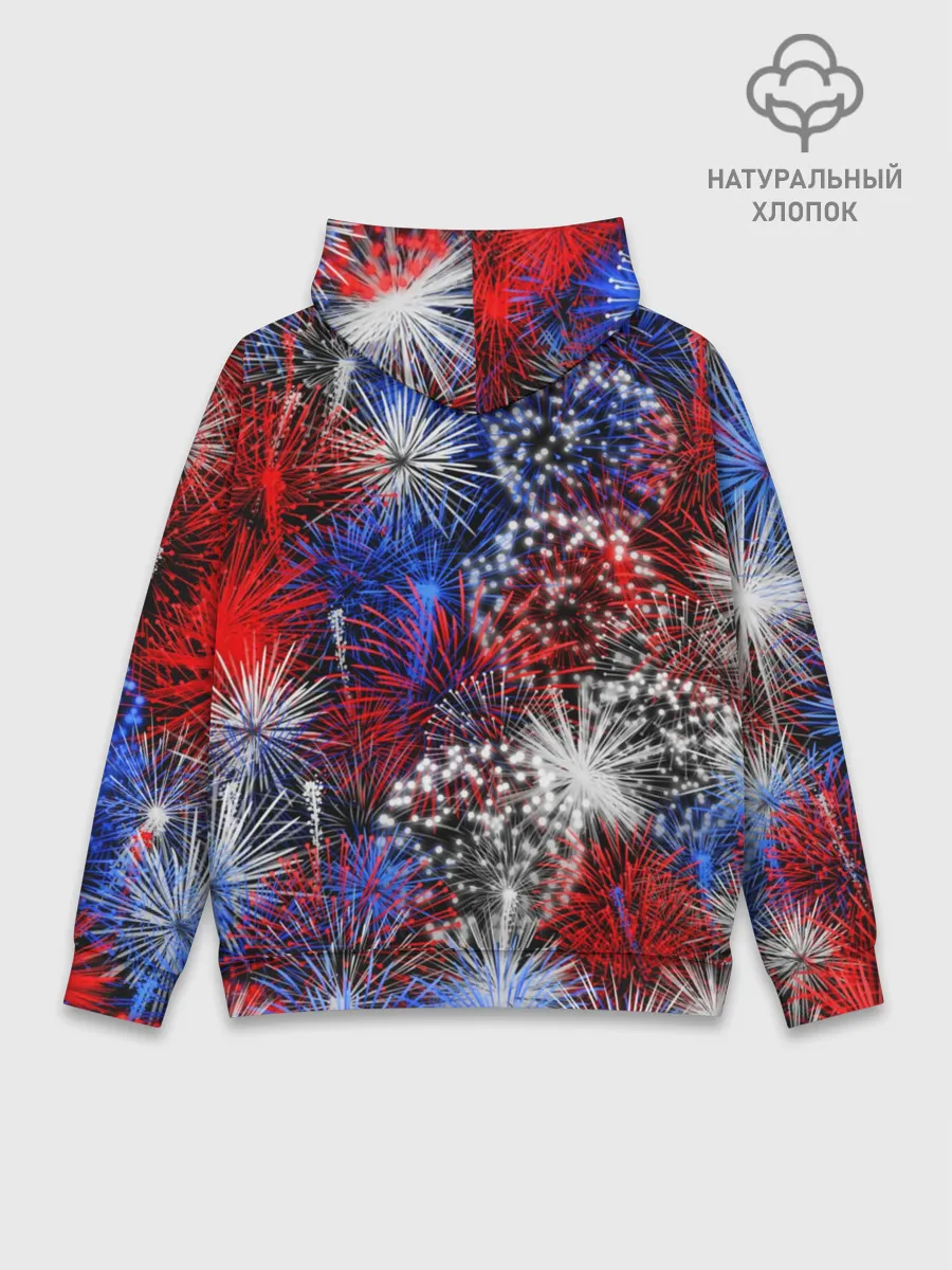 Худи мужской база хлопок / Салют