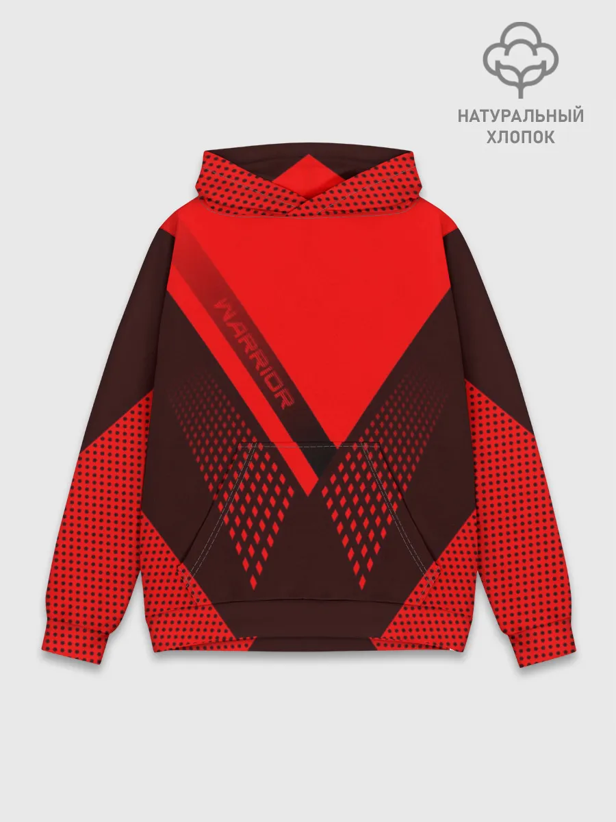 Худи мужской база хлопок / Warrior