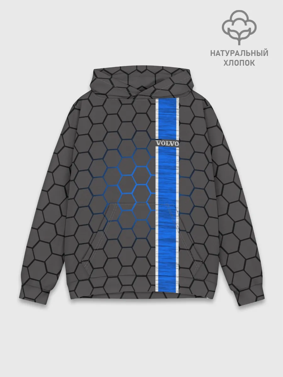 Худи мужской база хлопок / Volvo