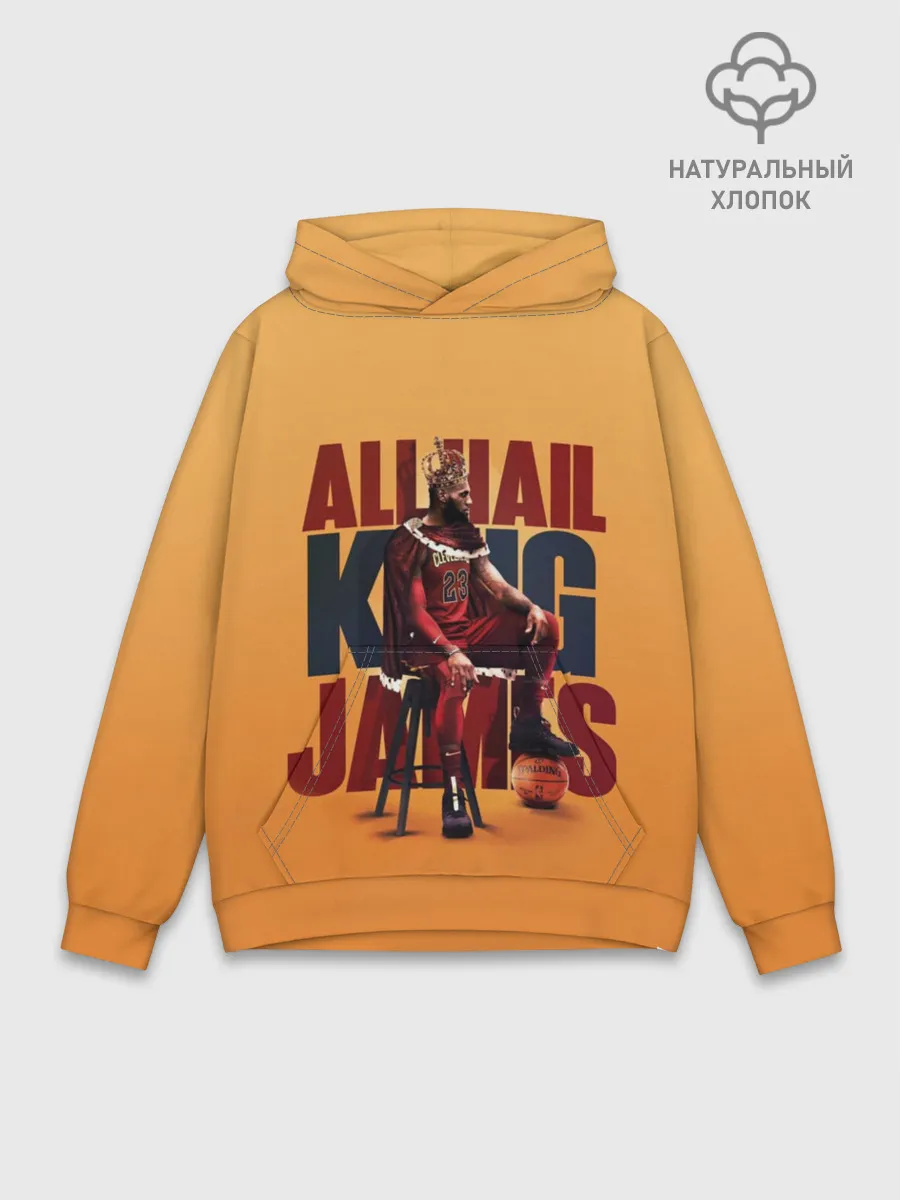 Худи мужской база хлопок / LeBron James