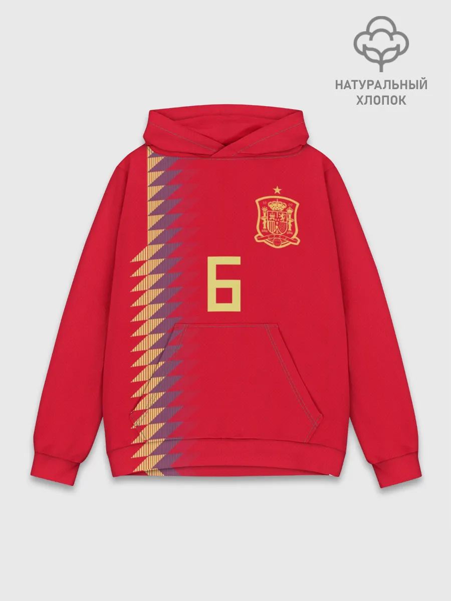 Худи мужской база хлопок / Iniesta home WC 2018