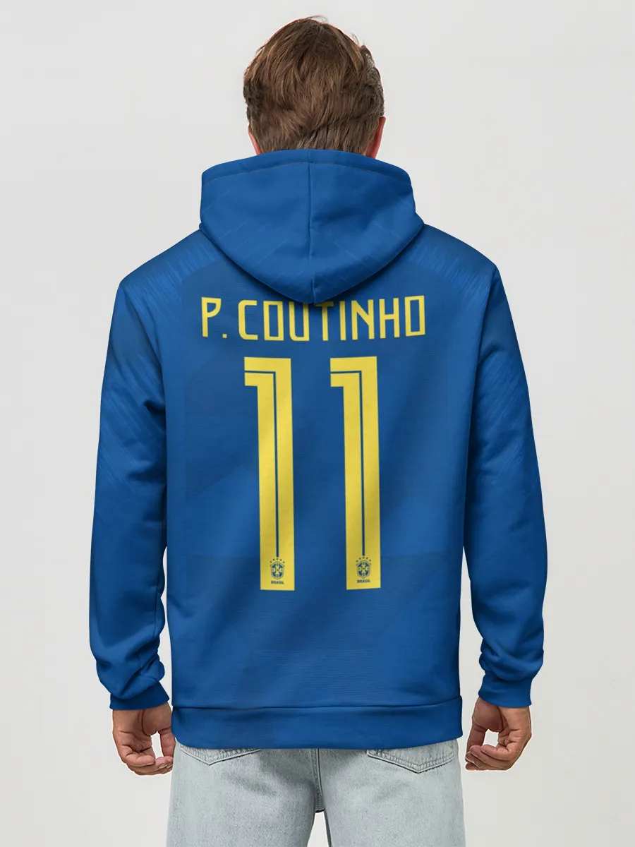 Худи мужской база хлопок / Coutinho away WC 2018