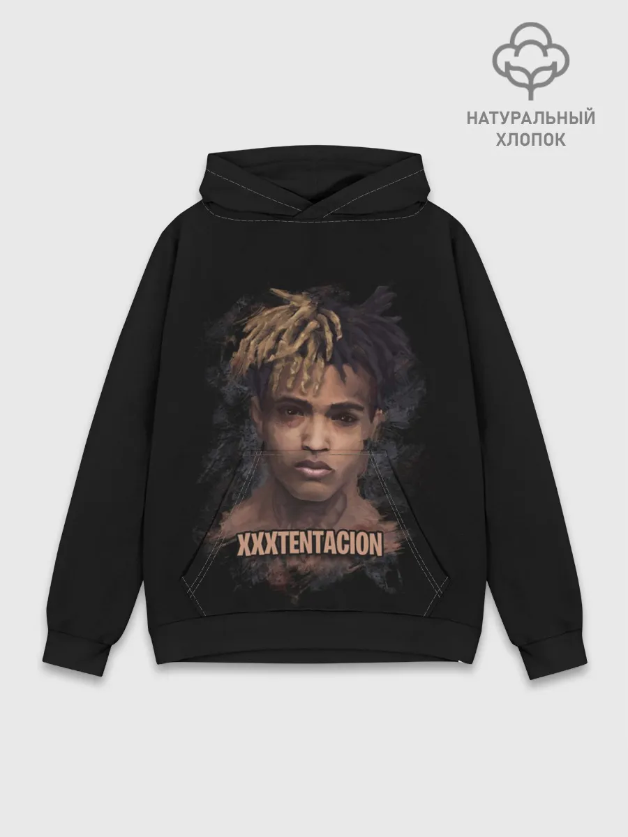 Худи мужской база хлопок / XXXTentacion / Jahseh Onfroy