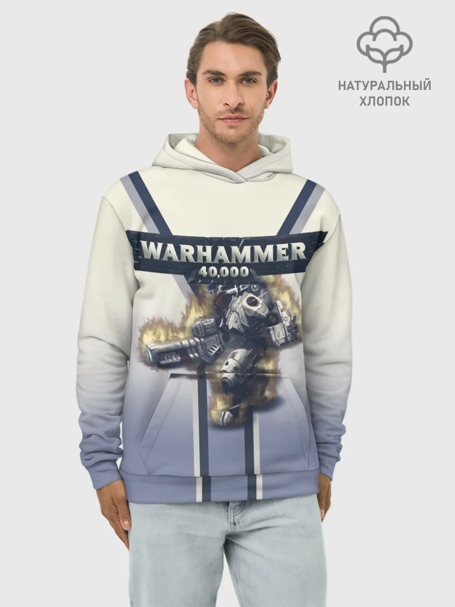 Худи мужской база хлопок / Warhammer 40000: Tau Empire