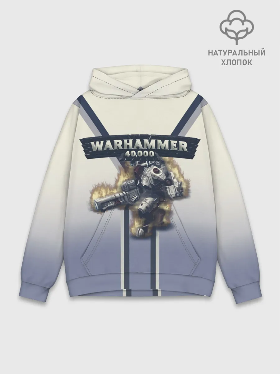 Худи мужской база хлопок / Warhammer 40000: Tau Empire