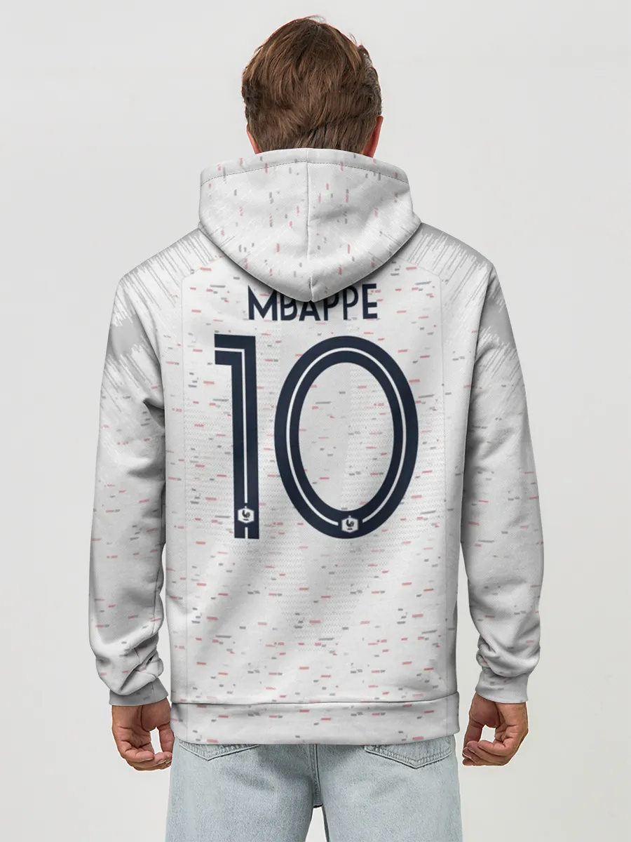 Худи мужской база хлопок / Mbappe away WC 2018