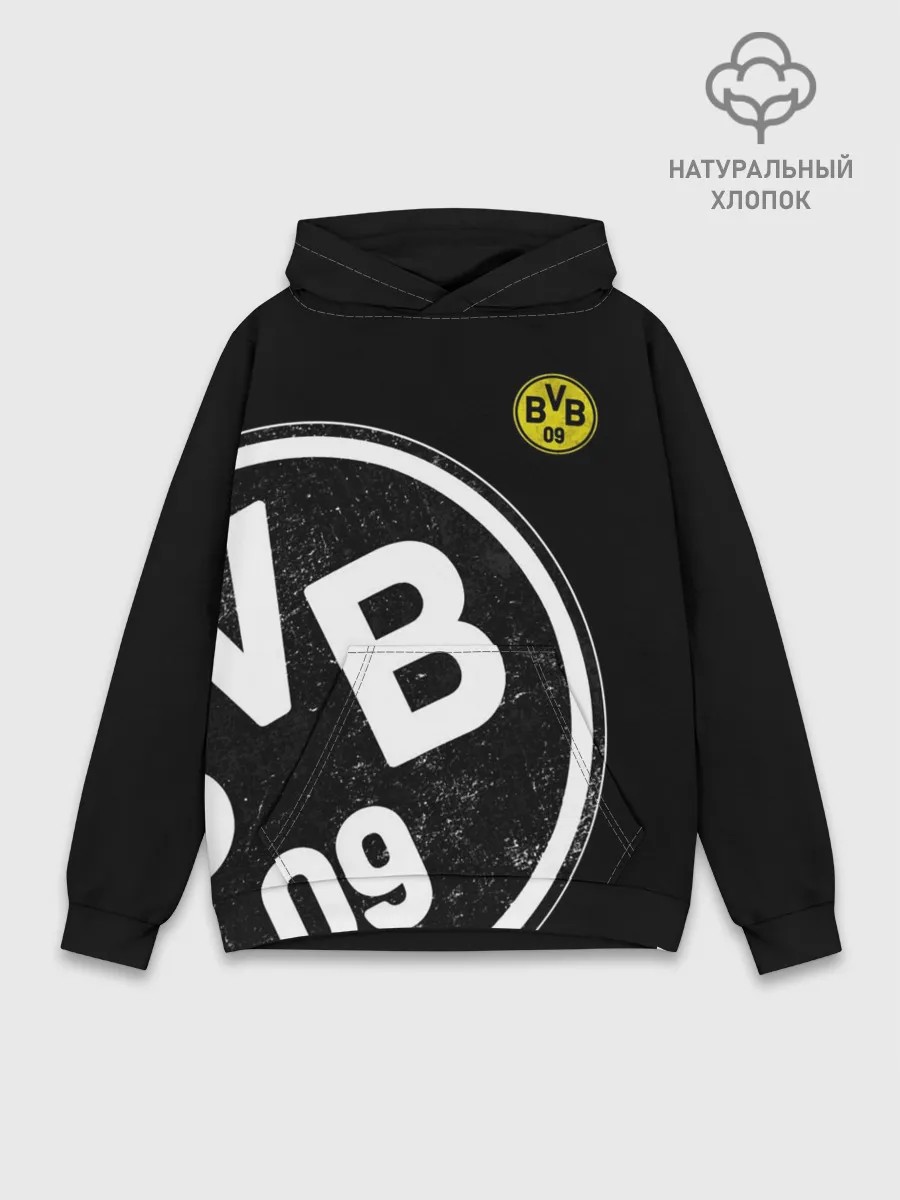Худи мужской база хлопок / Borussia Dortmund Exclusive