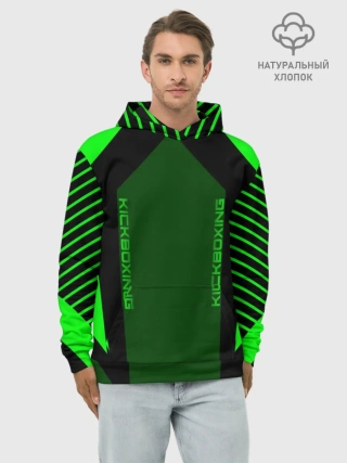 Худи мужской база хлопок / Kickboxing