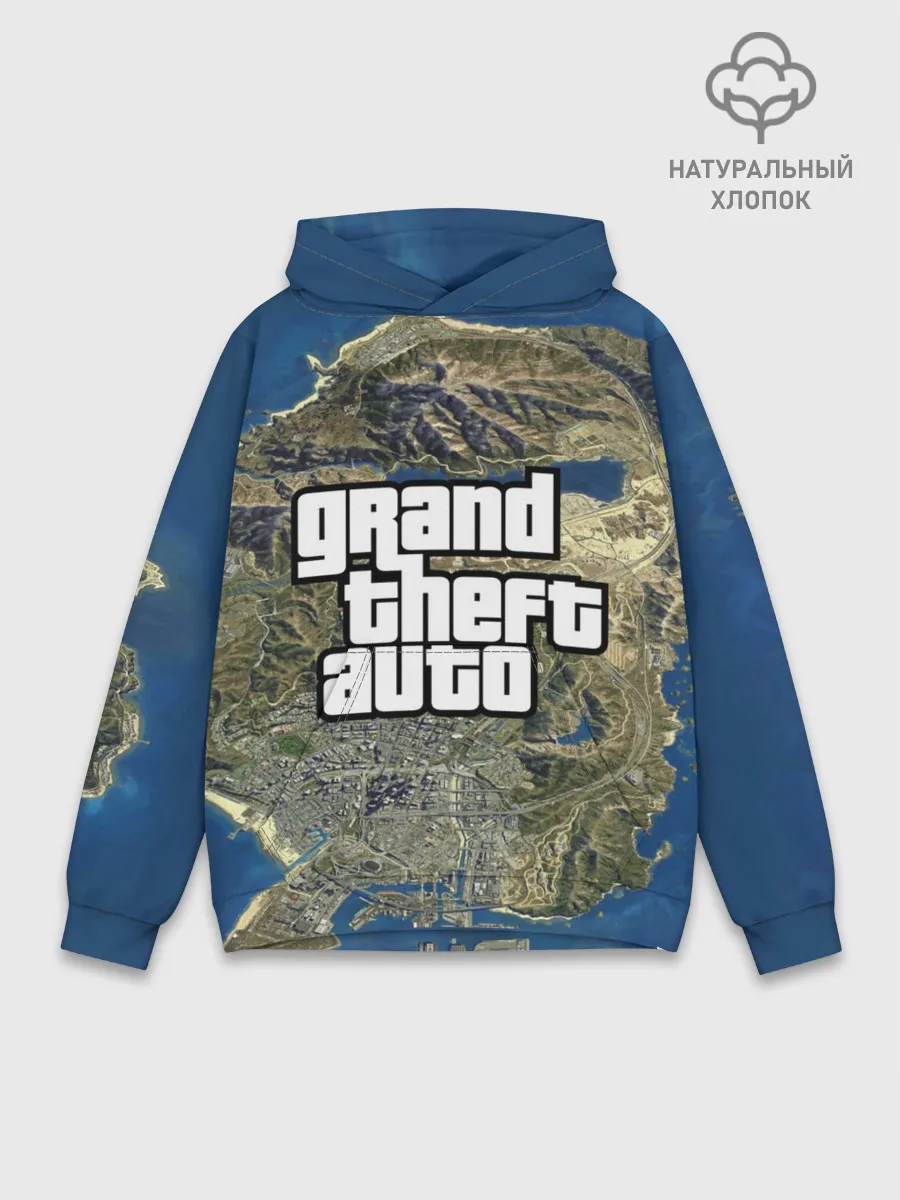 Худи мужской база хлопок / GTA