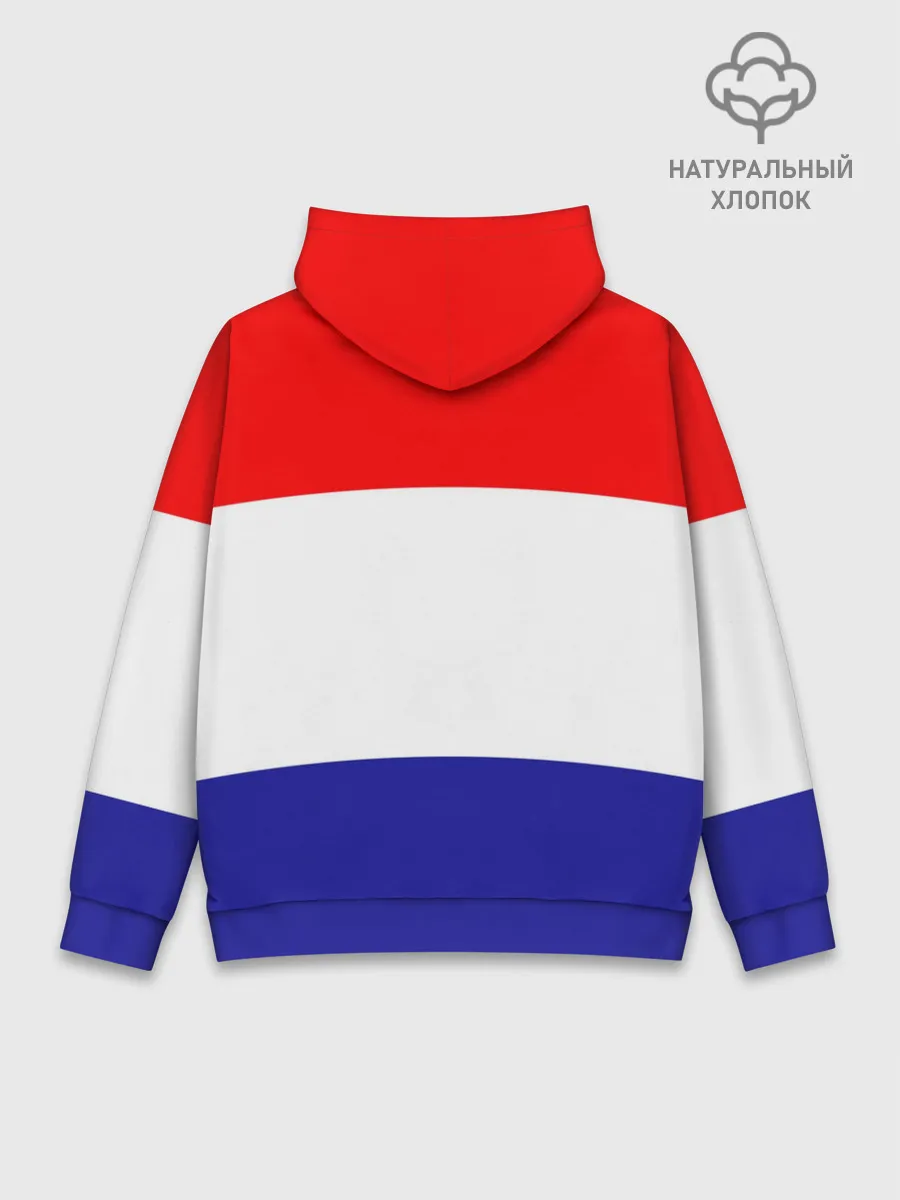 Худи мужской база хлопок / Сборная Хорватии флаг