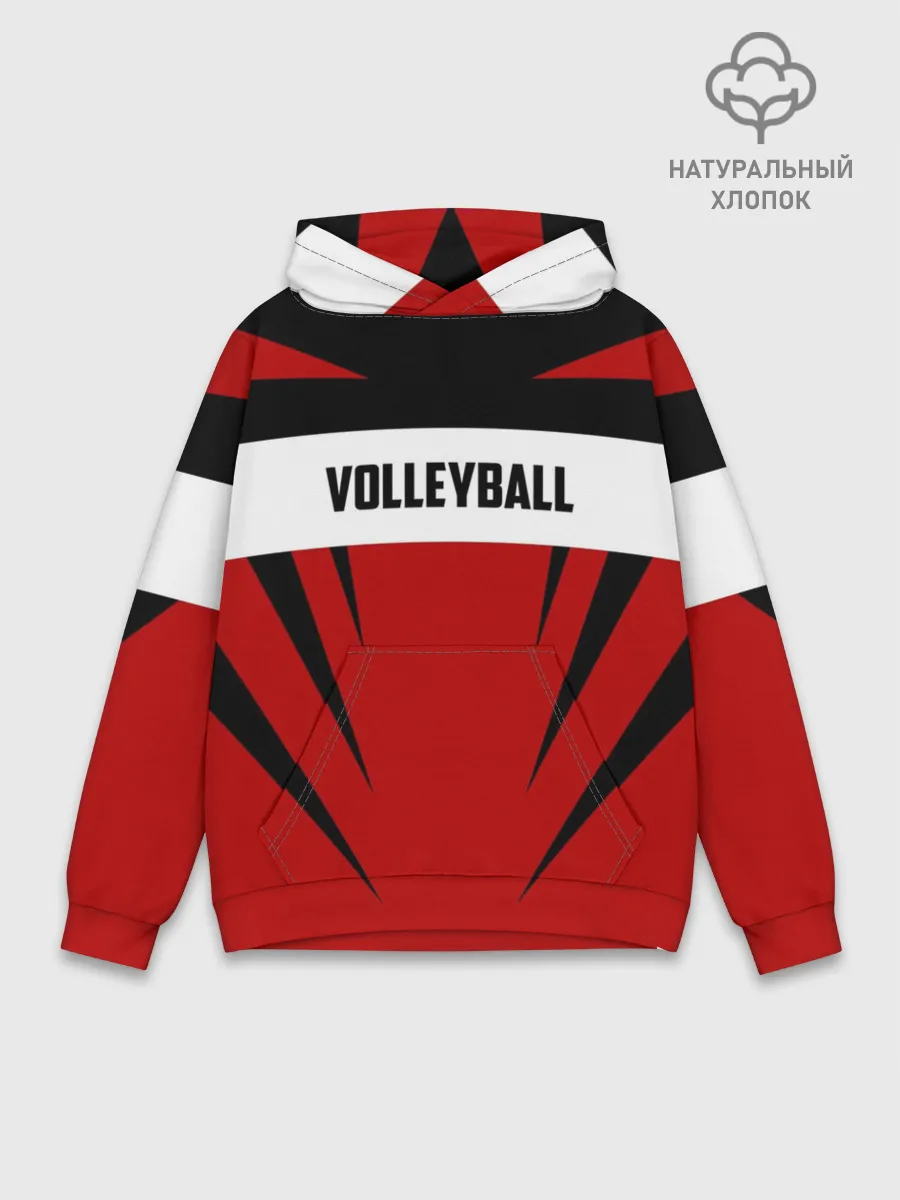 Худи мужской база хлопок / Volleyball