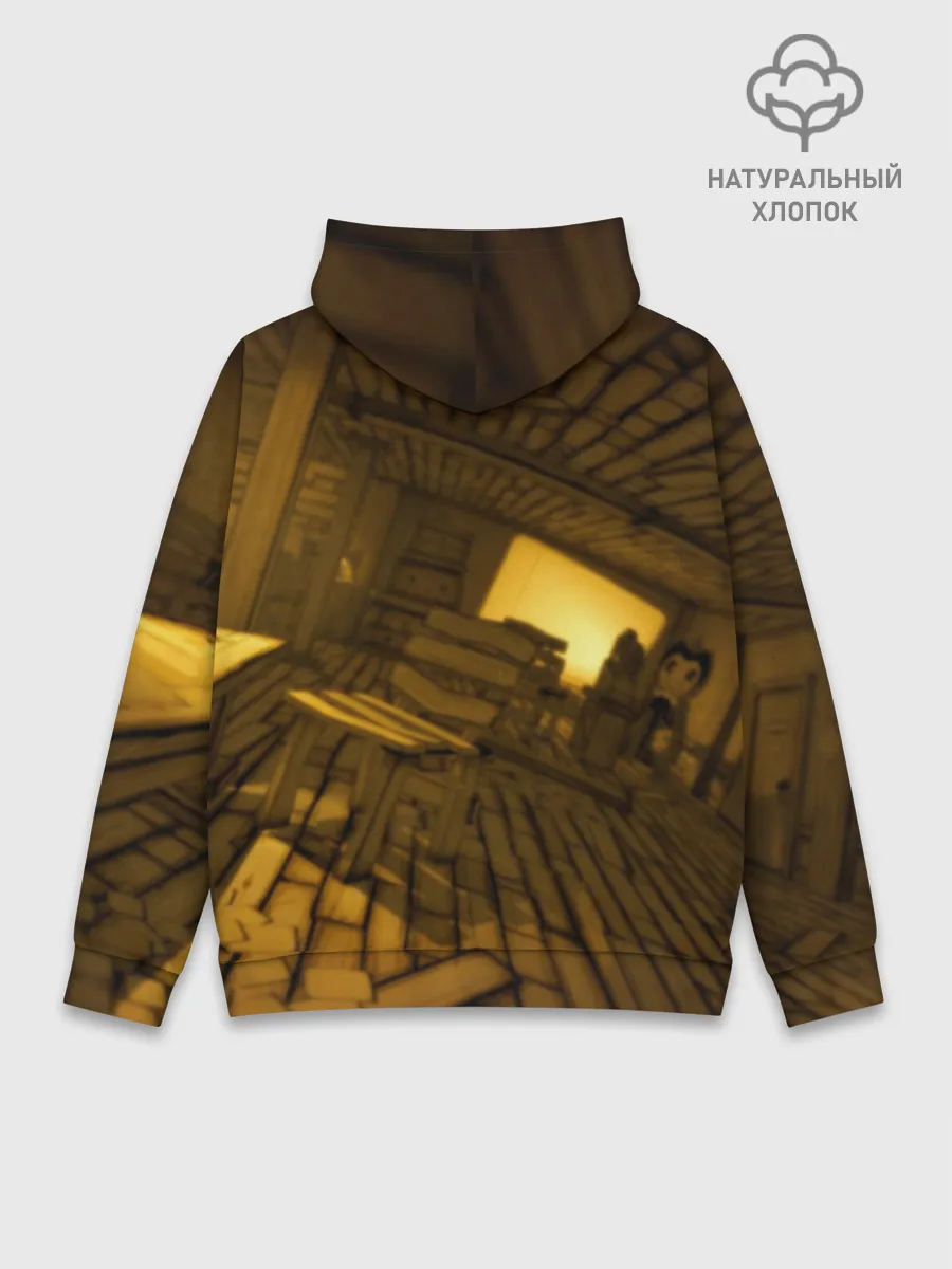 Худи мужской база хлопок / Bendy and the ink machine