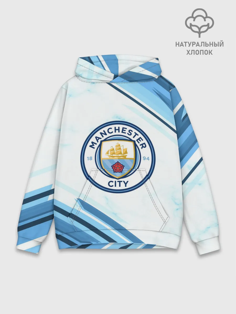 Худи мужской база хлопок / Manchester city