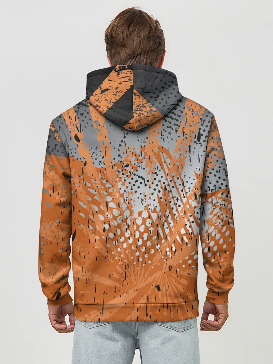 Худи мужской база хлопок / Microphone