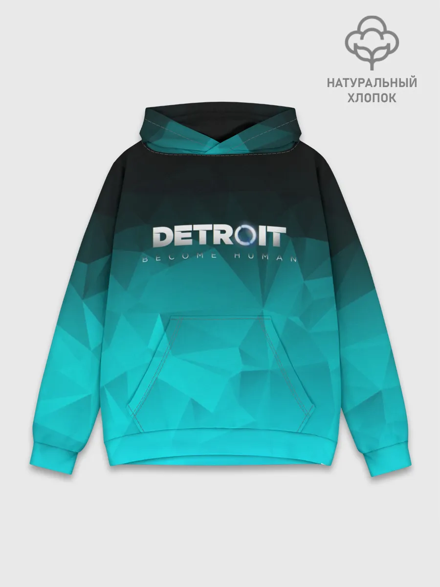 Худи мужской база хлопок / DETROIT BECOME HUMAN