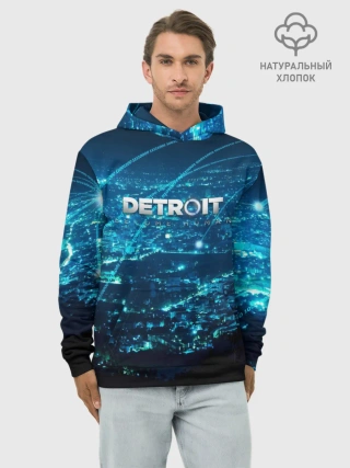 Худи мужской база хлопок / Detroit:become human