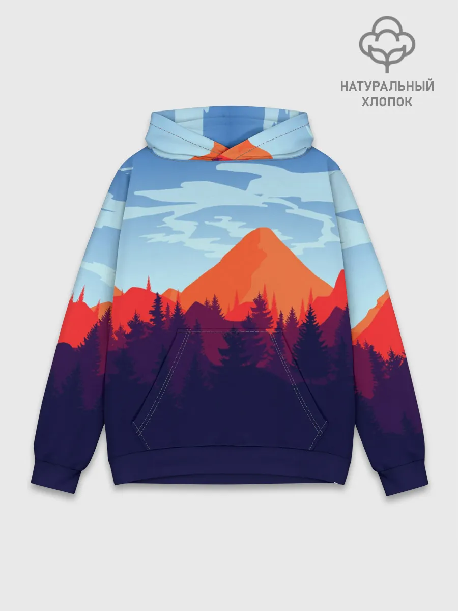 Худи мужской база хлопок / Firewatch collection