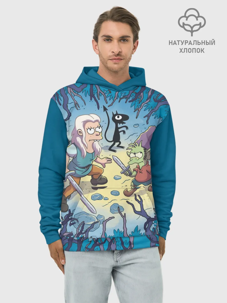 Худи мужской база хлопок / Disenchantment