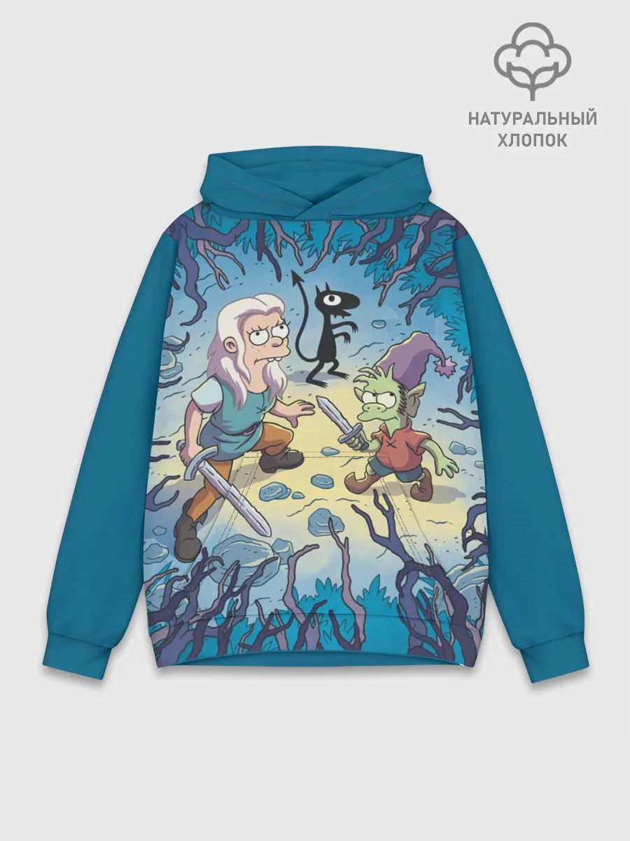 Худи мужской база хлопок / Disenchantment