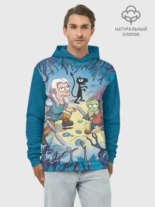 Худи мужской база хлопок / Disenchantment