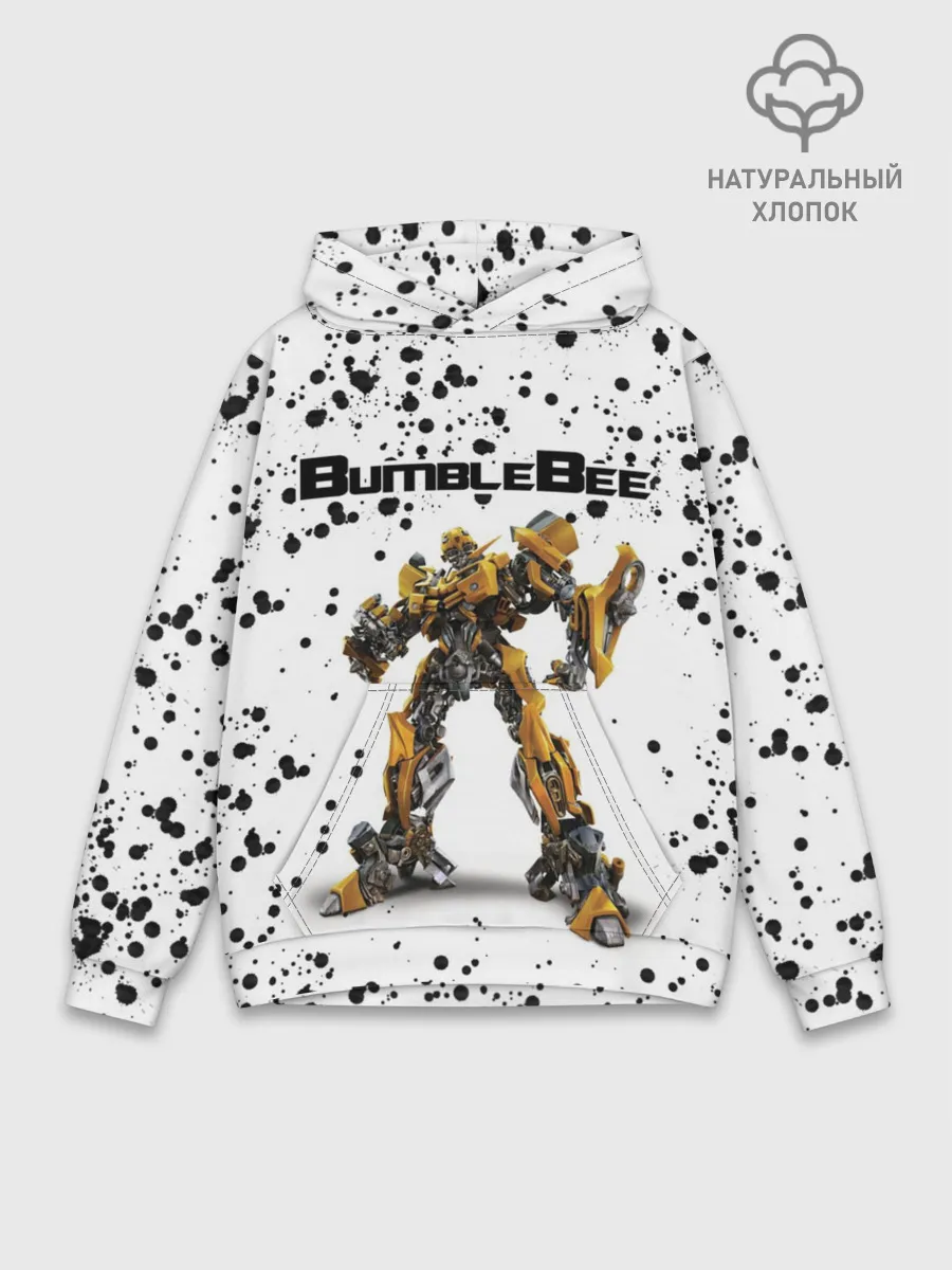 Худи мужской база хлопок / Шмель