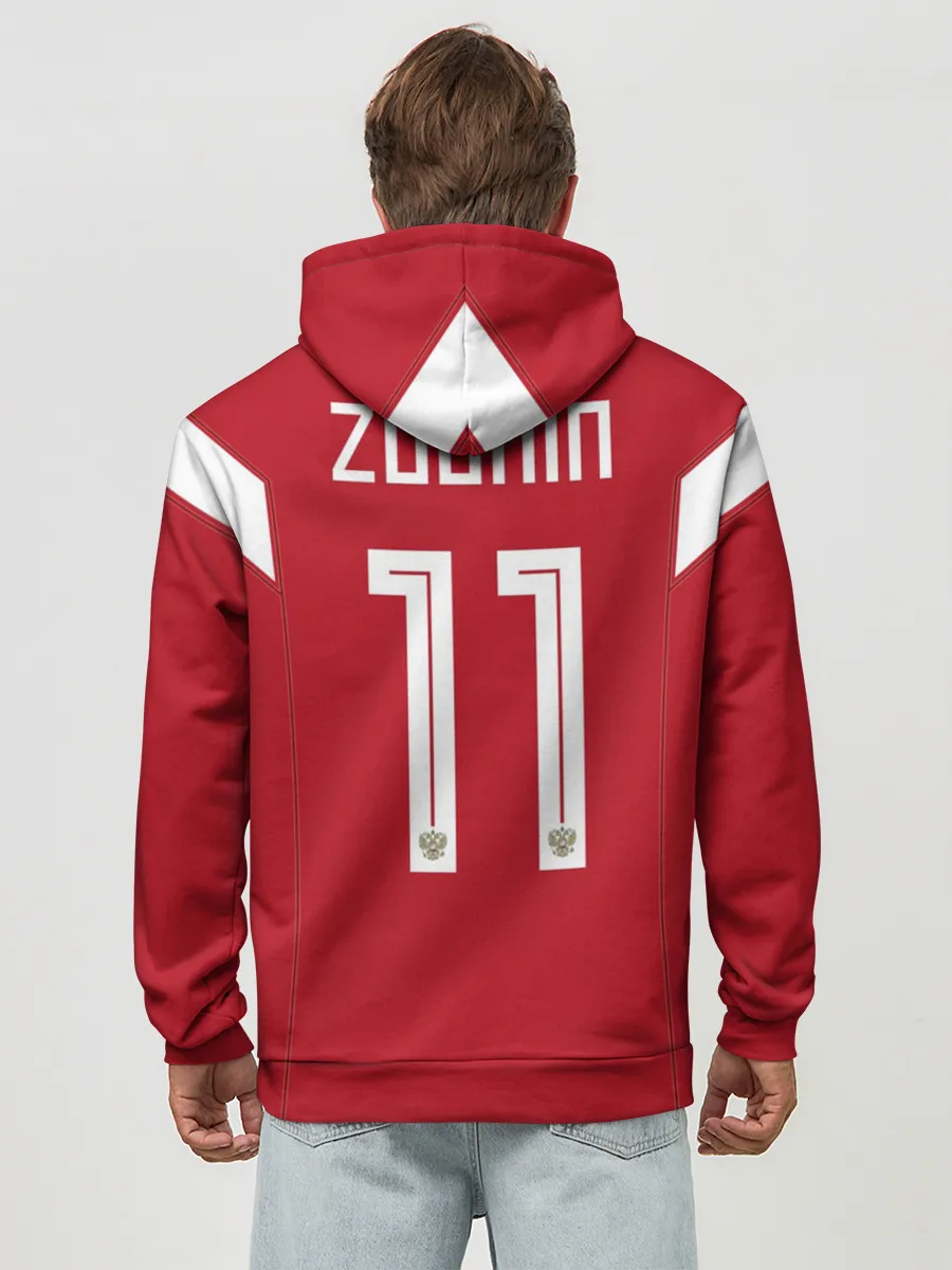 Худи мужской база хлопок / Зобнин ЧМ 2018