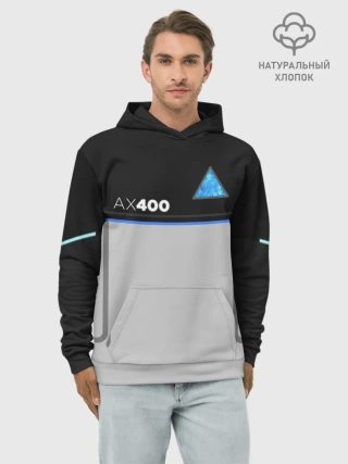 Худи мужской база хлопок / Kara Detroit: Become Human