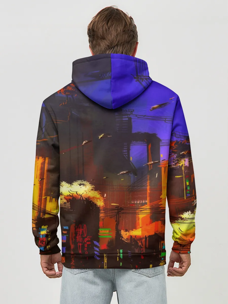 Худи мужской база хлопок / Cyber Punk 2077